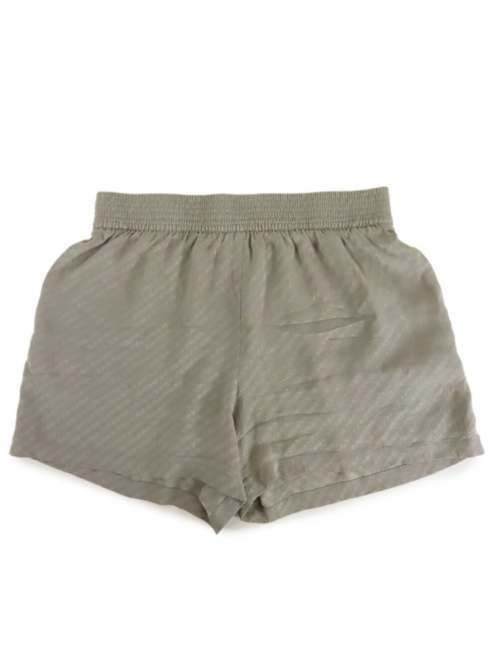 Celine Triomphe Shorts Light Gray Silk Hedi Slimane Era All Over Print 34